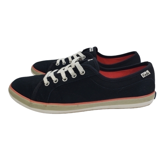 Keds Coursa Womens Shoes Blue 8.5 M Canvas Lace Up Low Top Tennis Sneakers - Picture 1 of 16